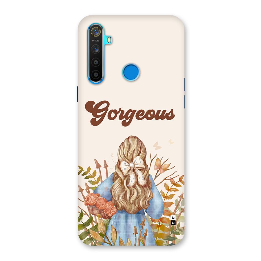 Gorgeous Girl Back Case for Realme 5