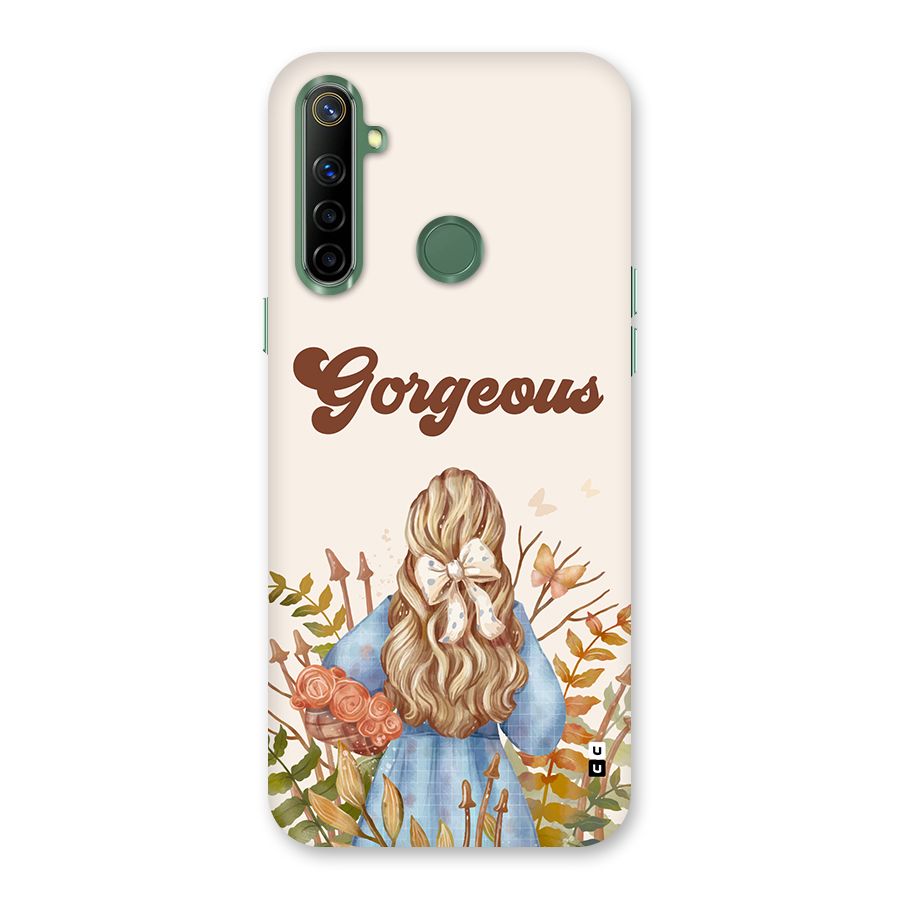 Gorgeous Girl Back Case for Realme Narzo 10