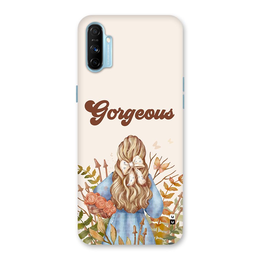 Gorgeous Girl Back Case for Realme Narzo 20A