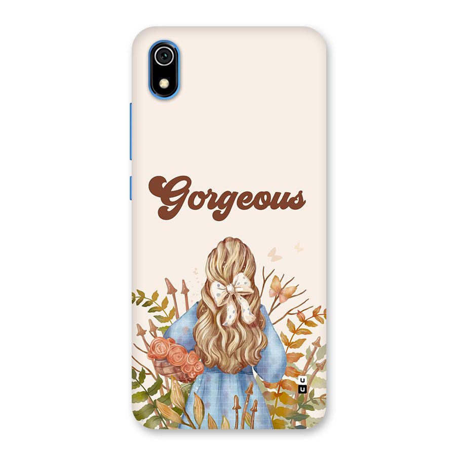 Gorgeous Girl Back Case for Redmi 7A