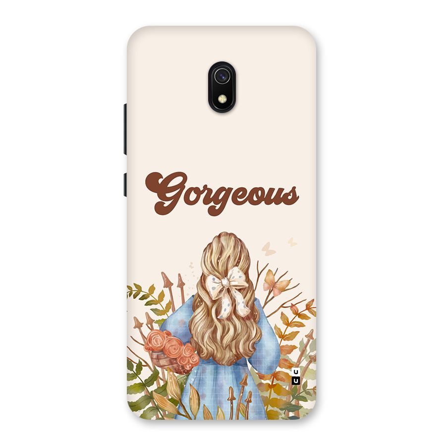 Gorgeous Girl Back Case for Redmi 8A