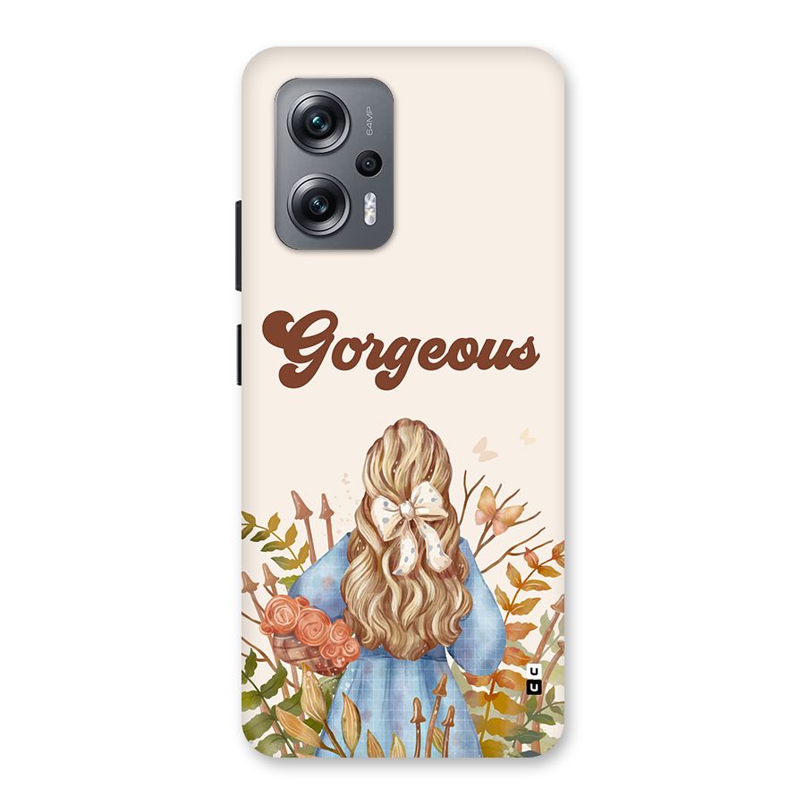 Gorgeous Girl Back Case for Redmi K50i