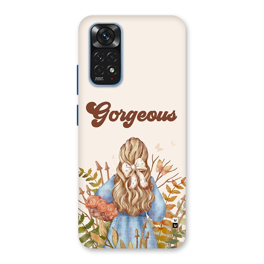 Gorgeous Girl Back Case for Redmi Note 11