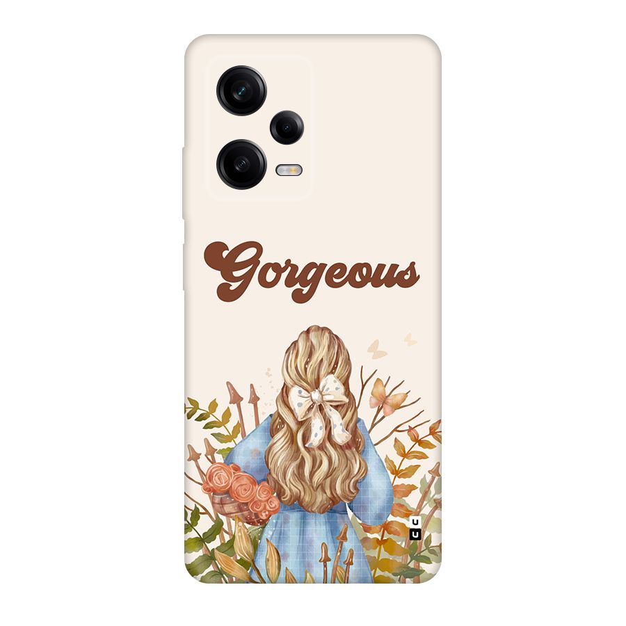 Gorgeous Girl Back Case for Redmi Note 12 Pro