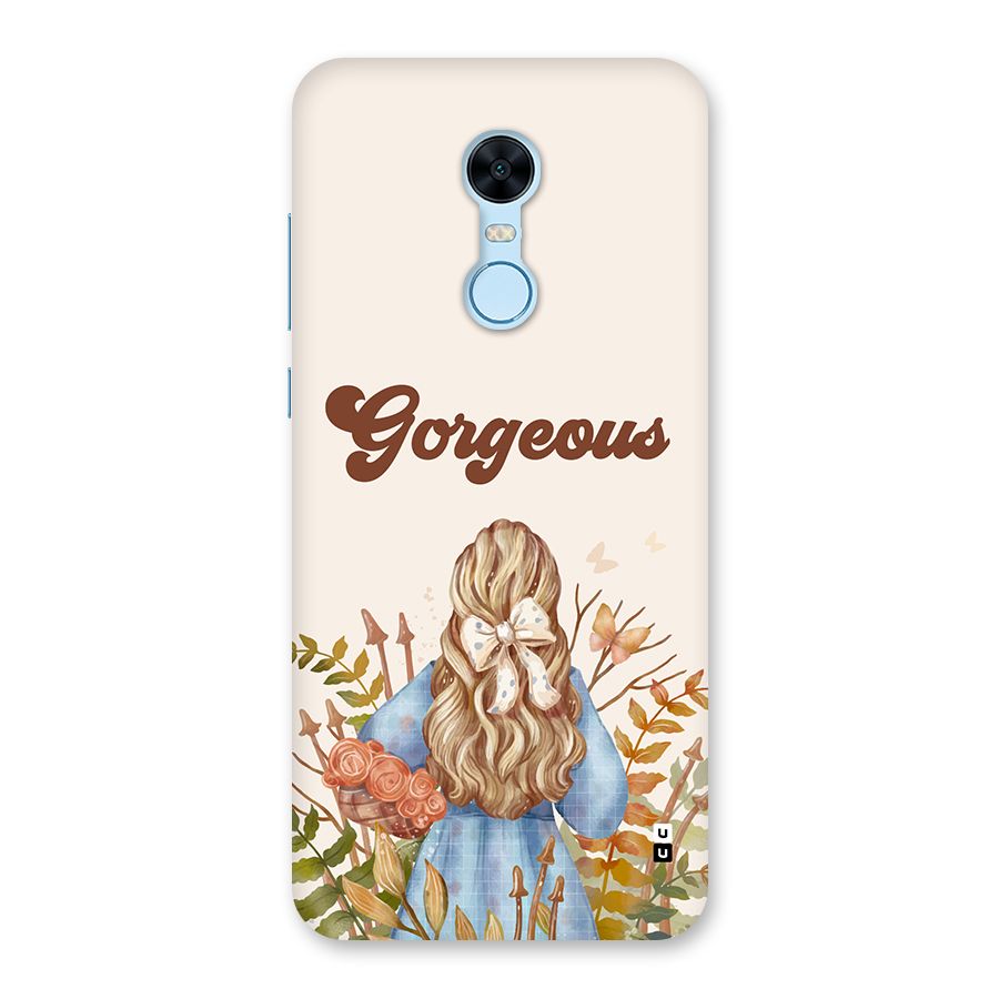 Gorgeous Girl Back Case for Redmi Note 5