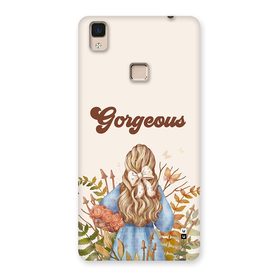 Gorgeous Girl Back Case for V3 Max
