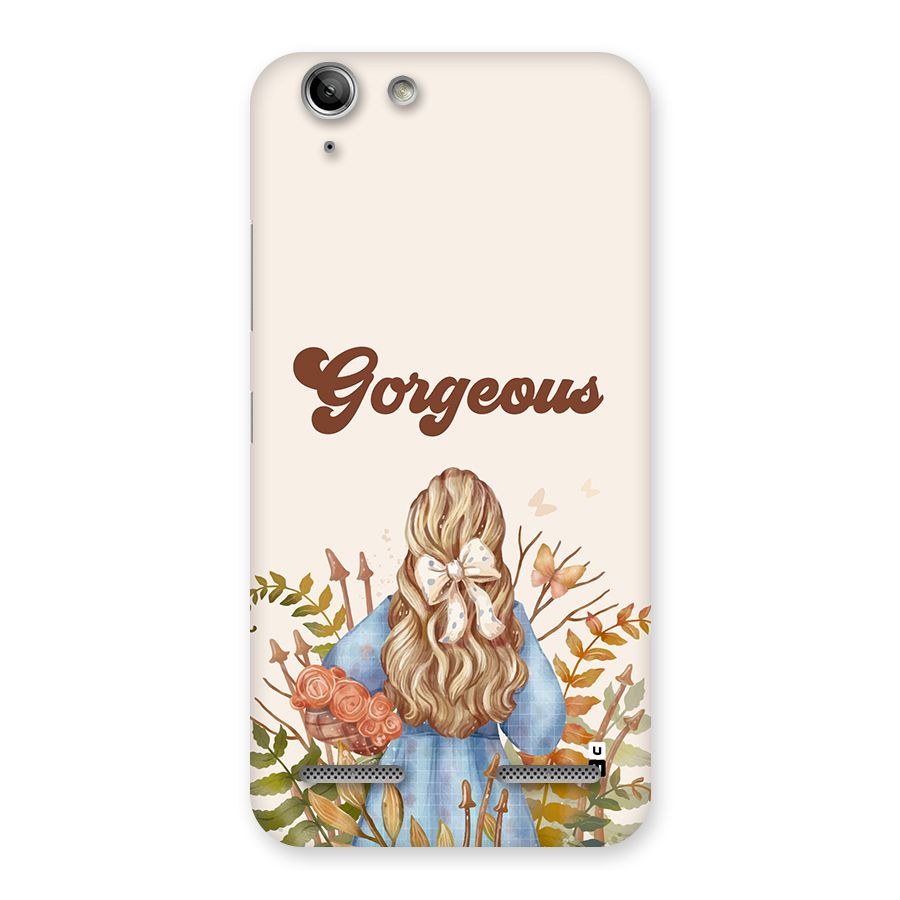 Gorgeous Girl Back Case for Vibe K5