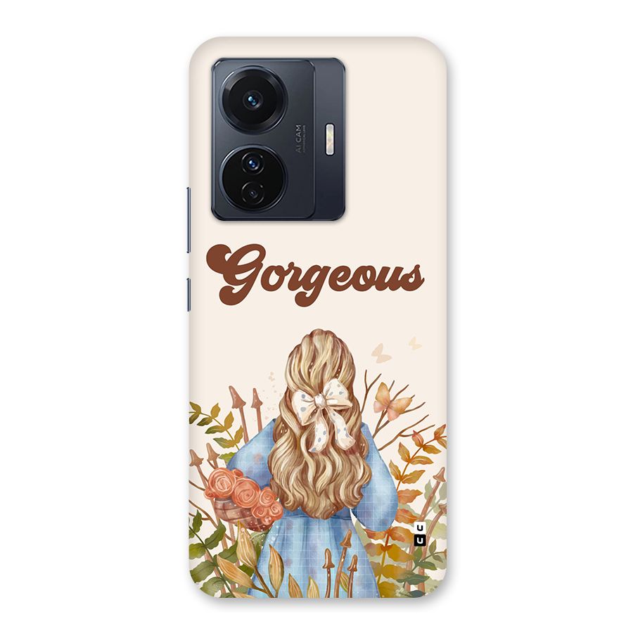 Gorgeous Girl Back Case for Vivo T1 Pro