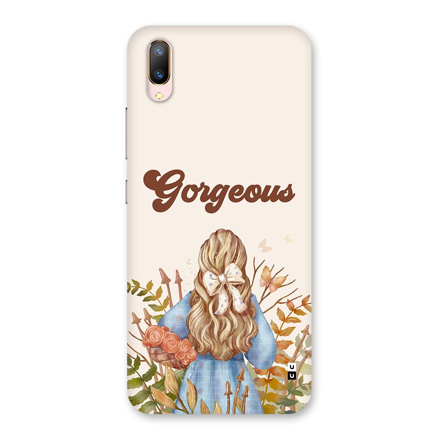 Gorgeous Girl Back Case for Vivo V11 Pro
