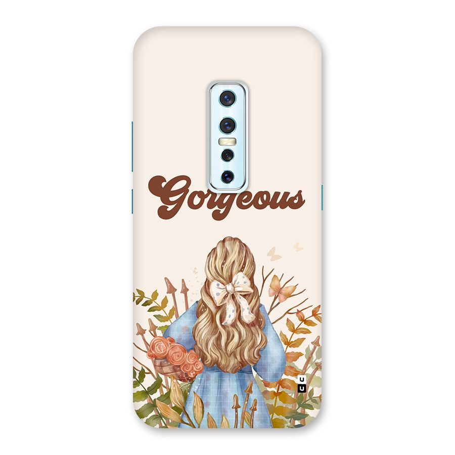 Gorgeous Girl Back Case for Vivo V17 Pro