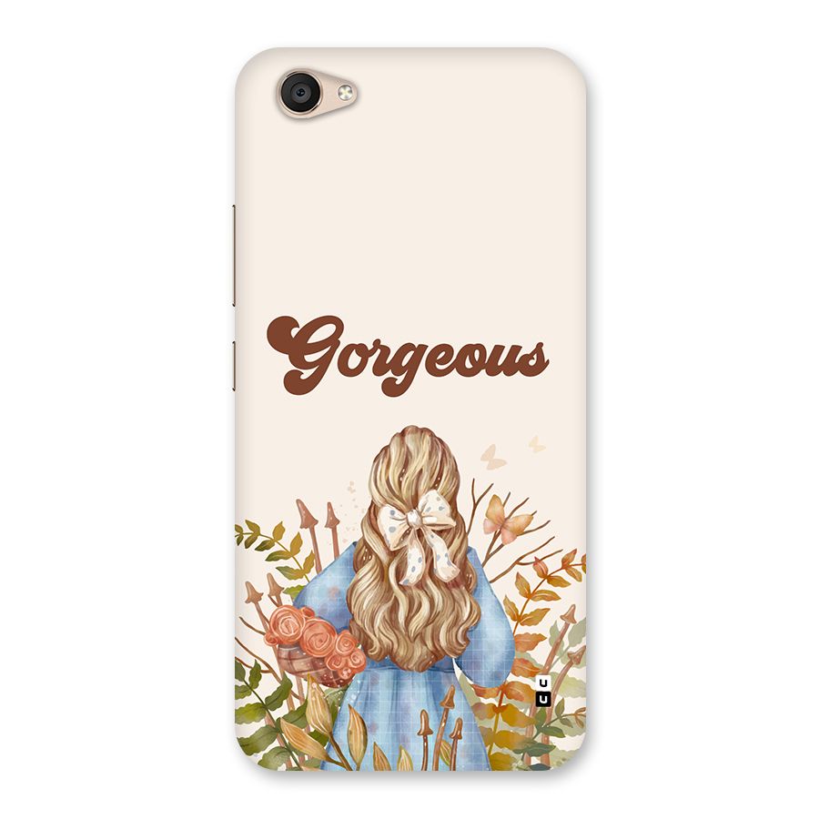 Gorgeous Girl Back Case for Vivo V5 Plus