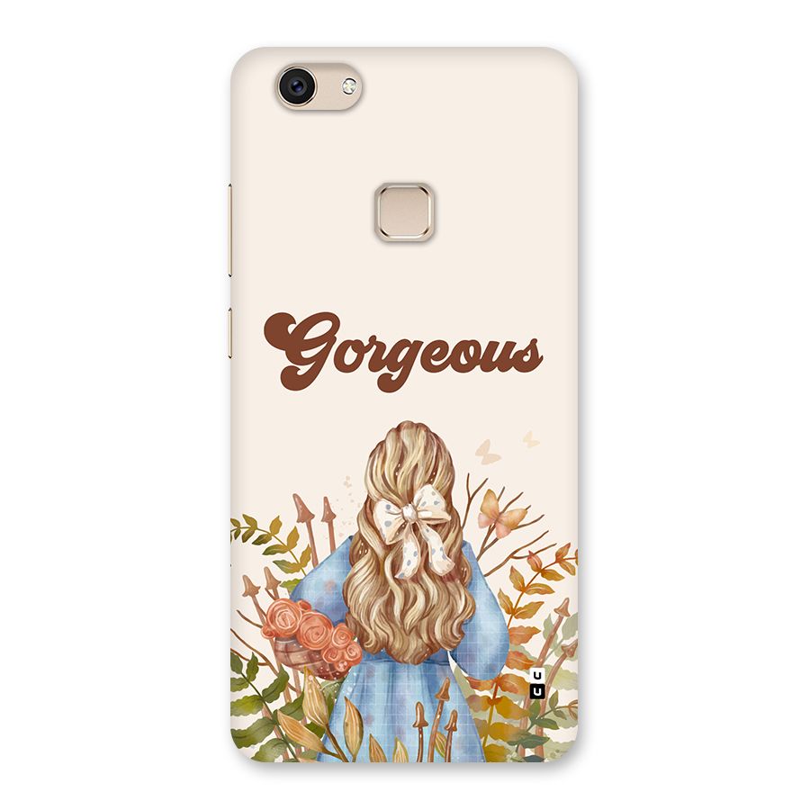 Gorgeous Girl Back Case for Vivo V7