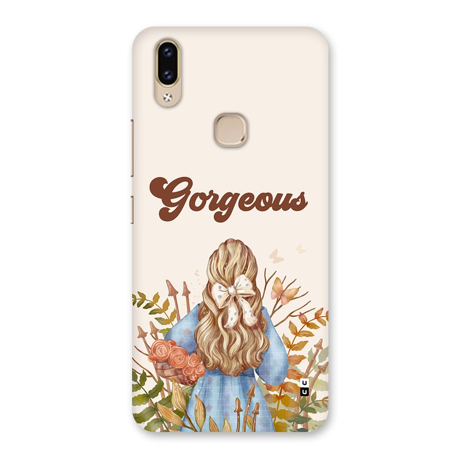 Gorgeous Girl Back Case for Vivo V9