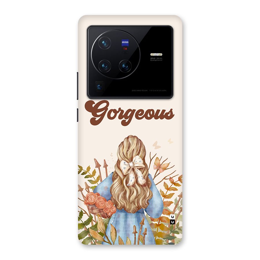 Gorgeous Girl Back Case for Vivo X80 Pro