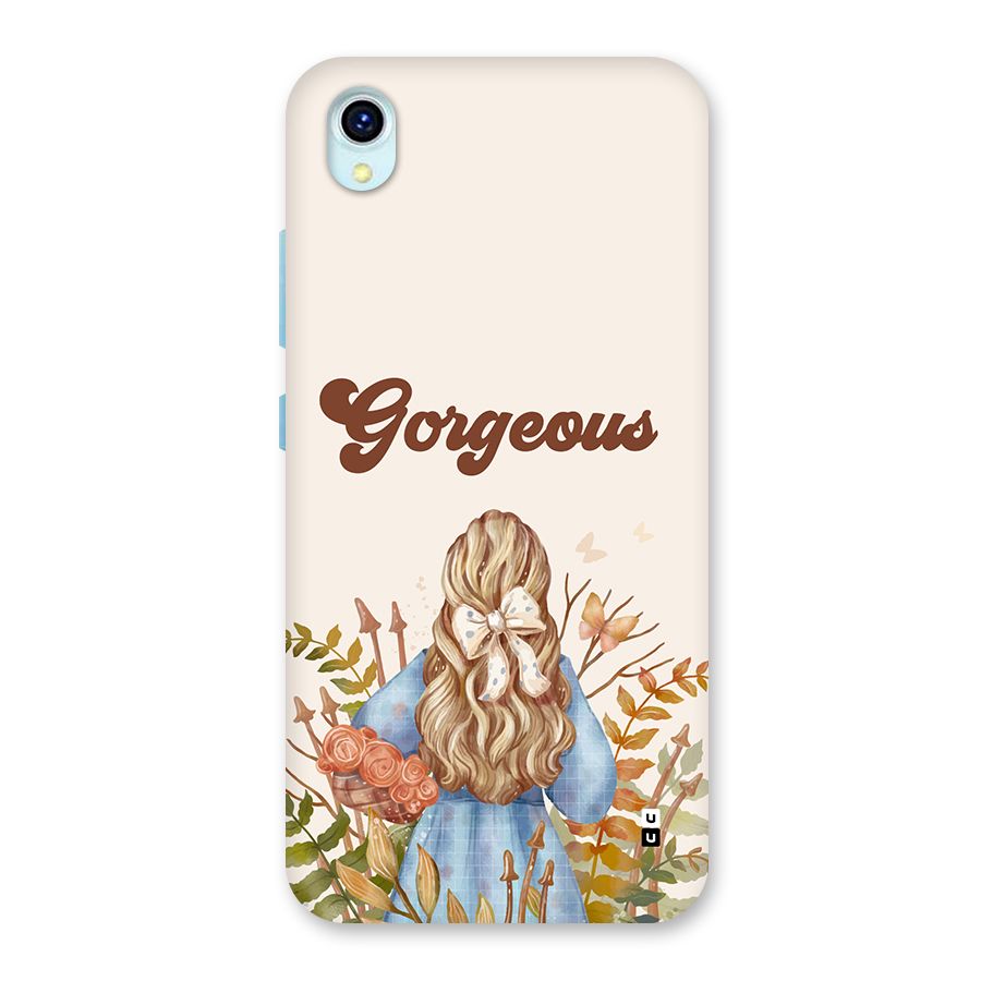 Gorgeous Girl Back Case for Vivo Y1s
