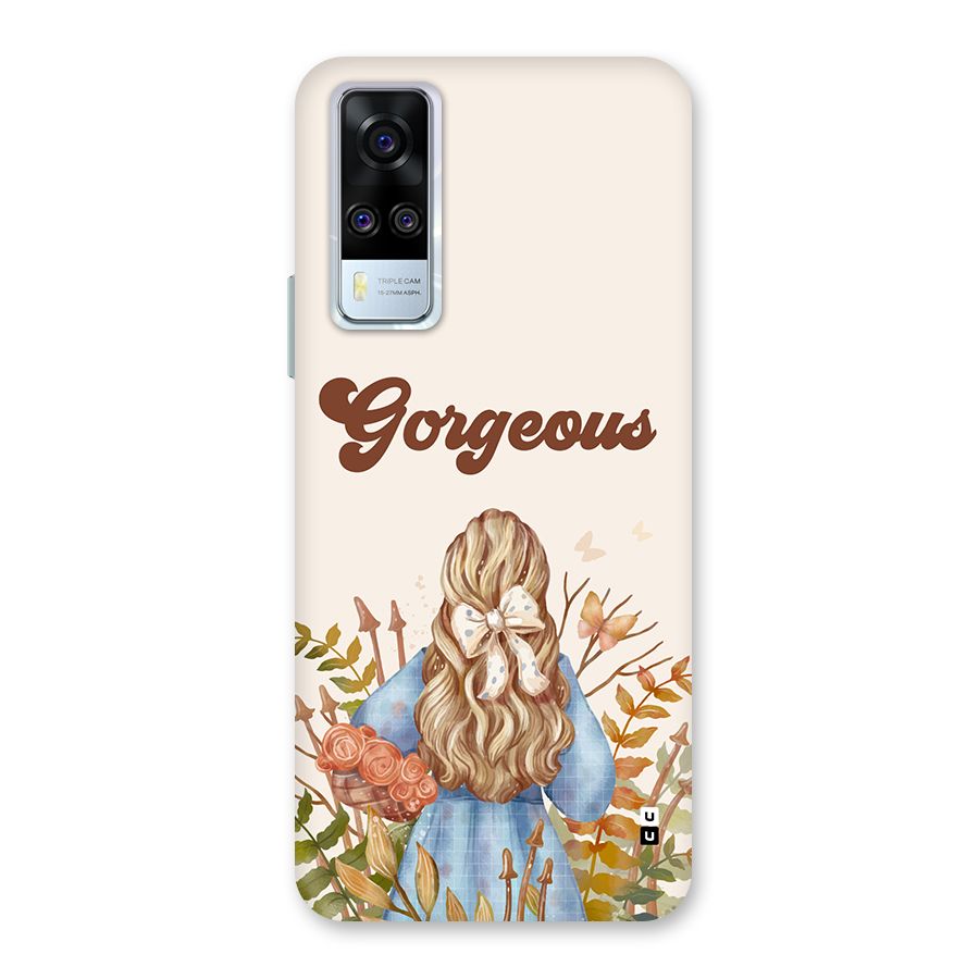 Gorgeous Girl Back Case for Vivo Y31
