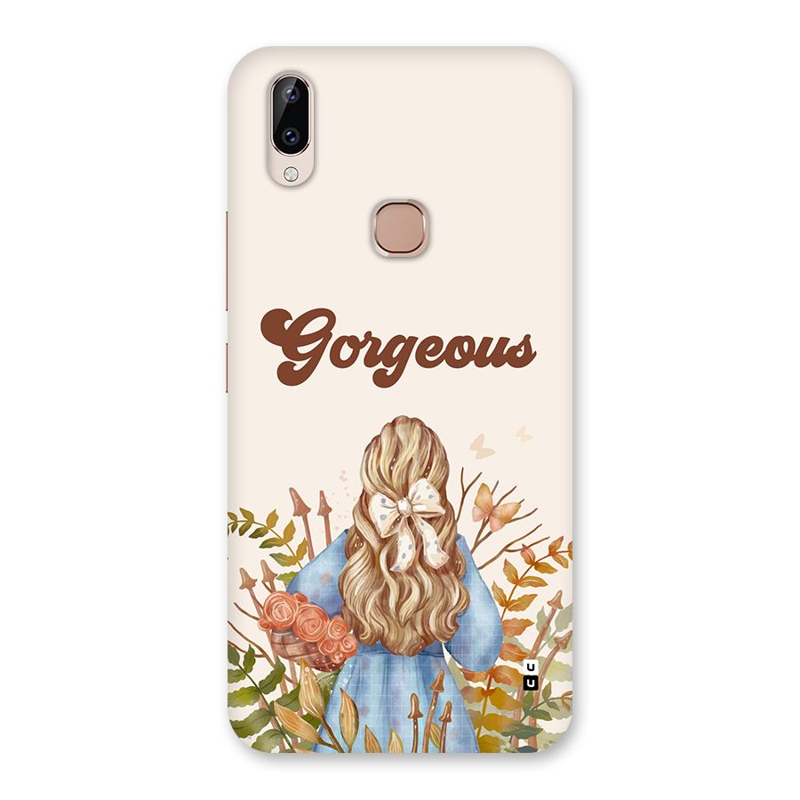 Gorgeous Girl Back Case for Vivo Y83 Pro