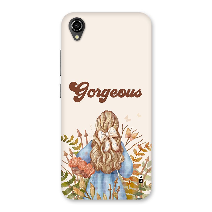Gorgeous Girl Back Case for Vivo Y91i