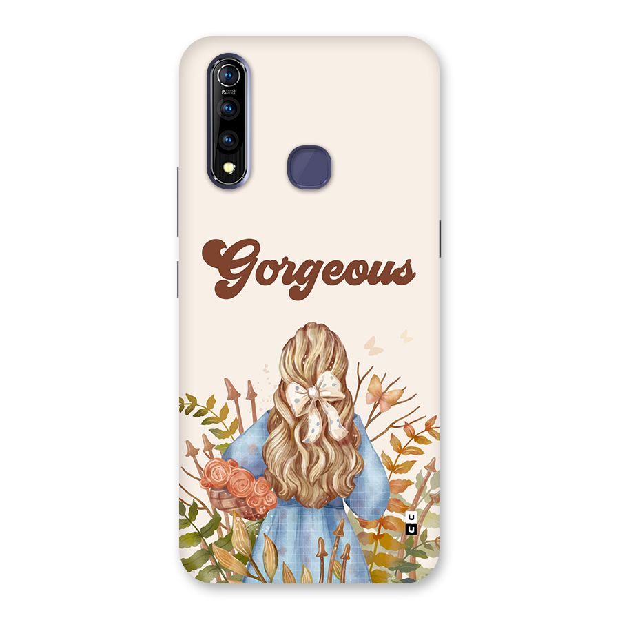 Gorgeous Girl Back Case for Vivo Z1 Pro