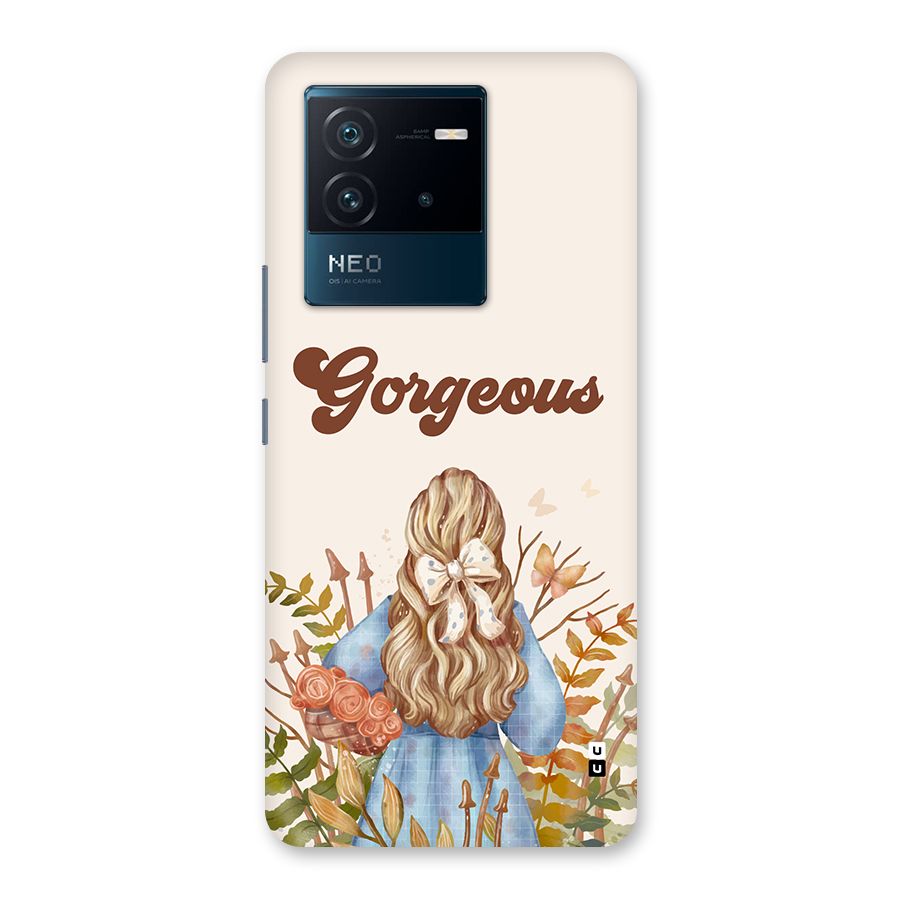 Gorgeous Girl Back Case for Vivo iQOO Neo 6 5G