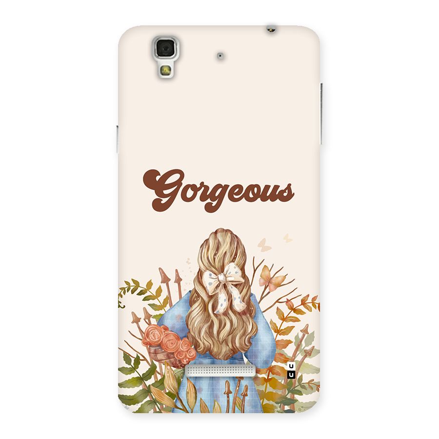 Gorgeous Girl Back Case for YU Yureka Plus