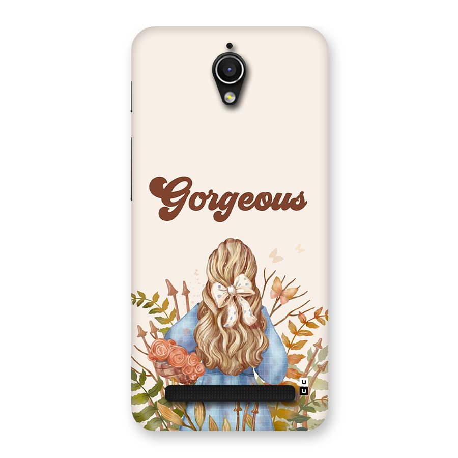 Gorgeous Girl Back Case for Zenfone Go