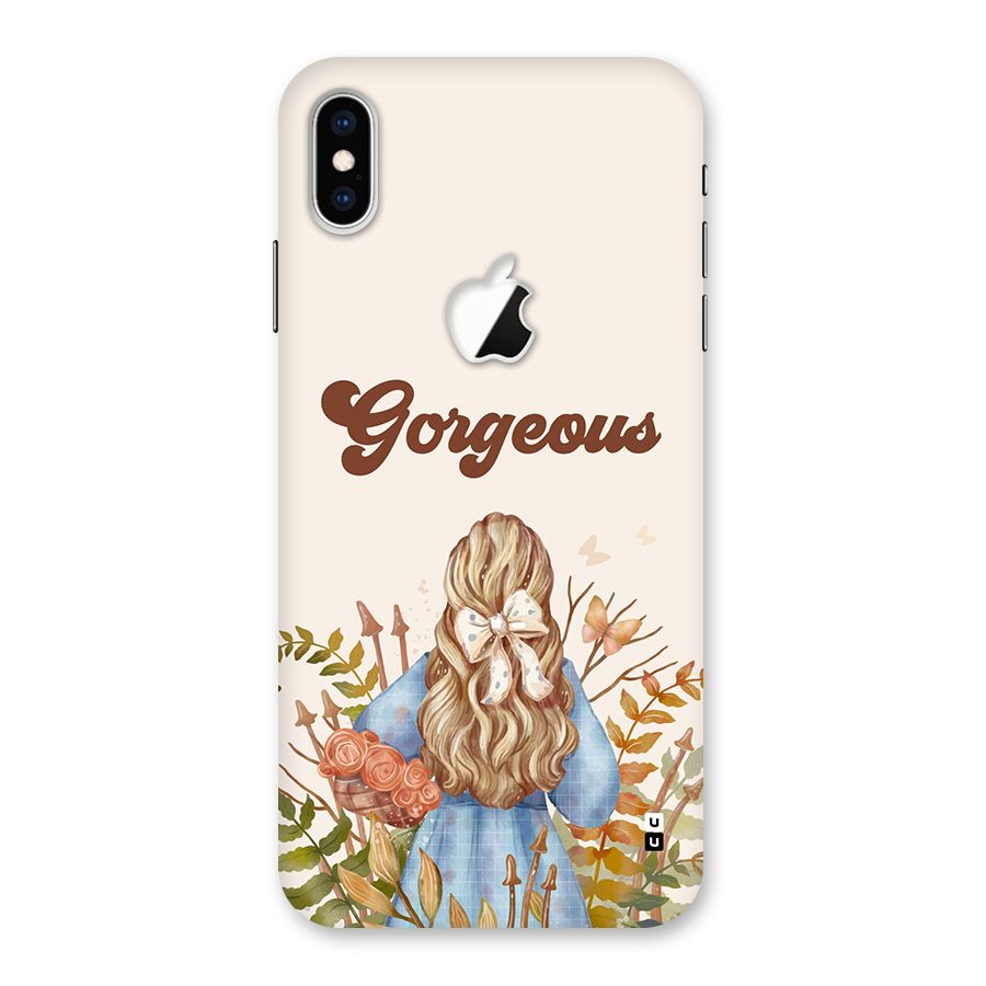 Gorgeous Girl Back Case for iPhone XS Max Apple Cut