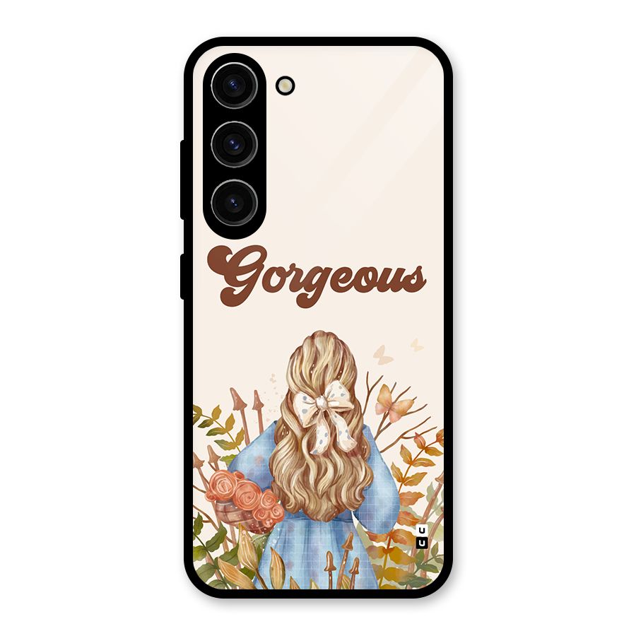 Gorgeous Girl Glass Back Case for Galaxy S23