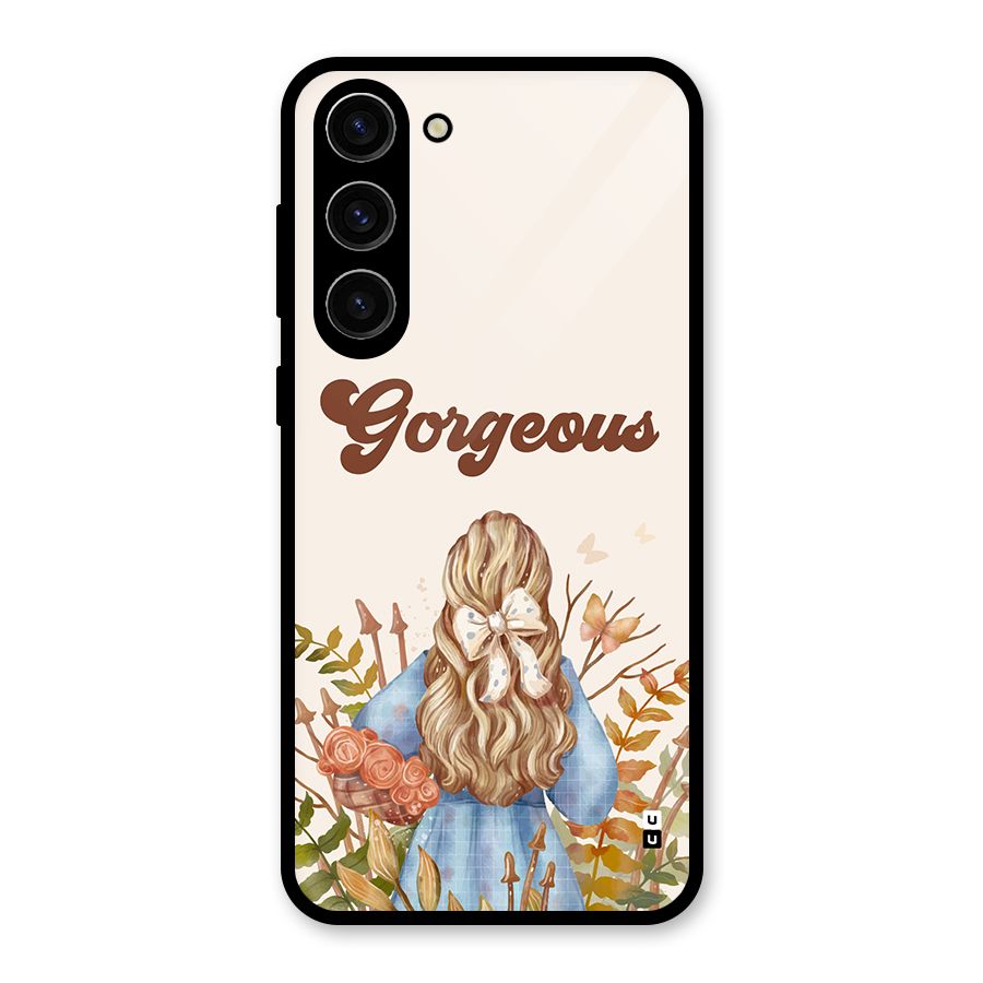 Gorgeous Girl Glass Back Case for Galaxy S23 Plus