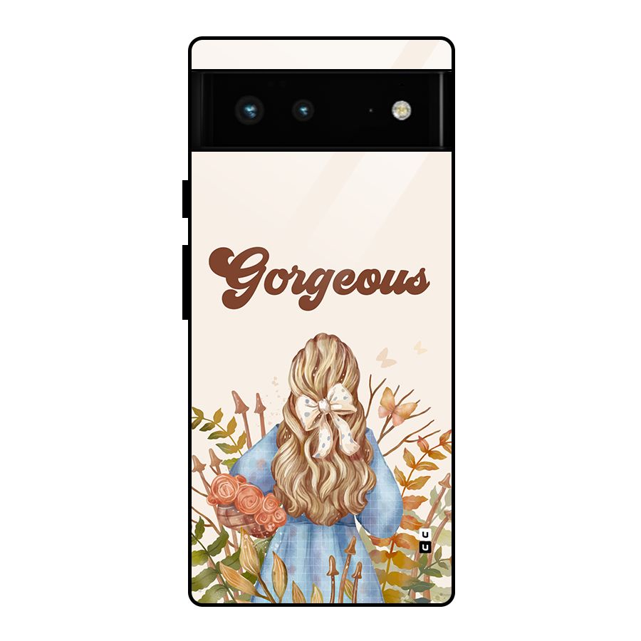 Gorgeous Girl Glass Back Case for Google Pixel 6