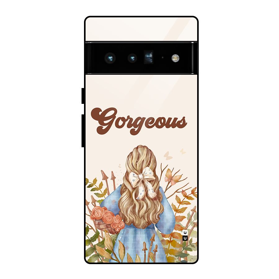 Gorgeous Girl Glass Back Case for Google Pixel 6 Pro