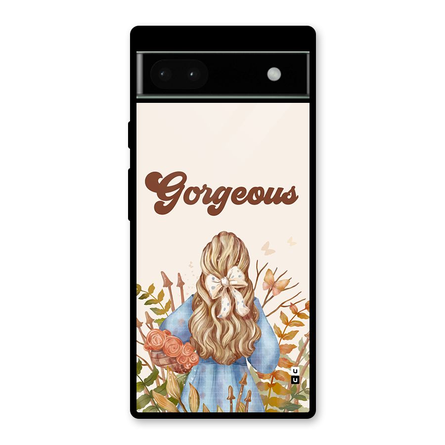 Gorgeous Girl Glass Back Case for Google Pixel 6a
