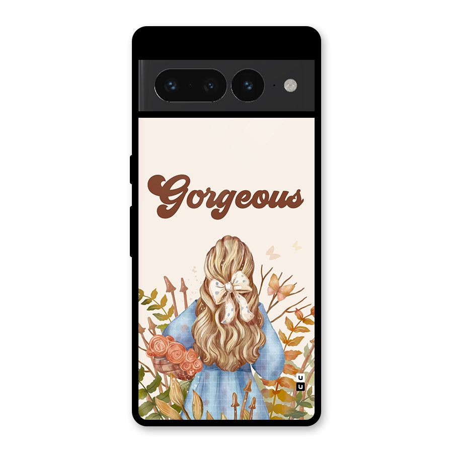 Gorgeous Girl Glass Back Case for Google Pixel 7 Pro