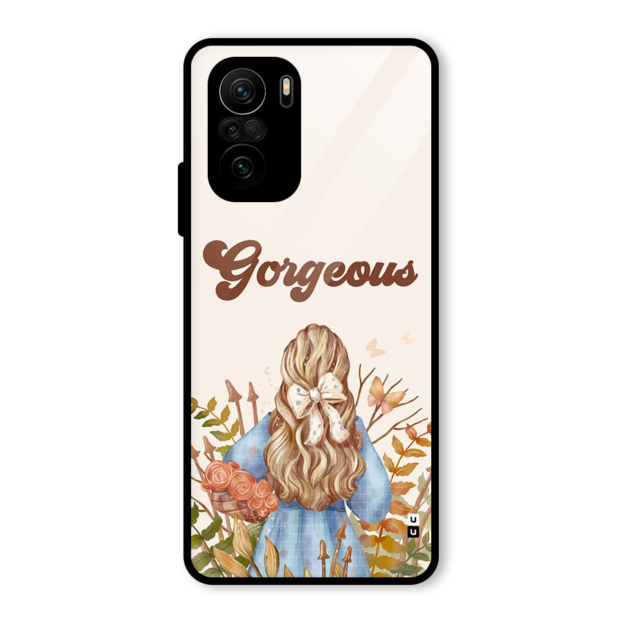 Gorgeous Girl Glass Back Case for Mi 11X Pro