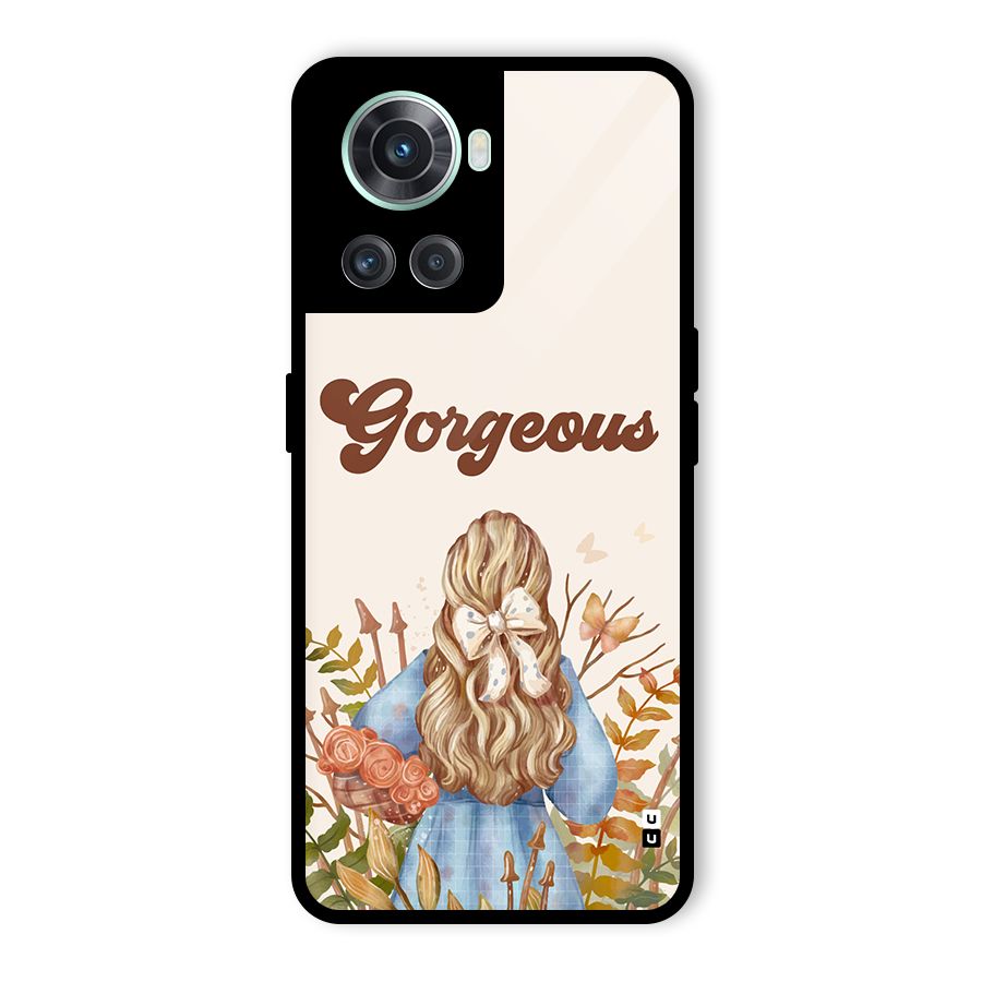 Gorgeous Girl Glass Back Case for OnePlus 10R