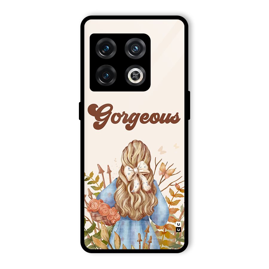 Gorgeous Girl Glass Back Case for OnePlus 10 Pro 5G
