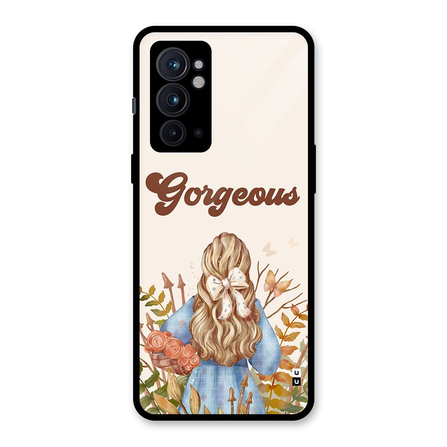 Gorgeous Girl Glass Back Case for OnePlus 9RT 5G
