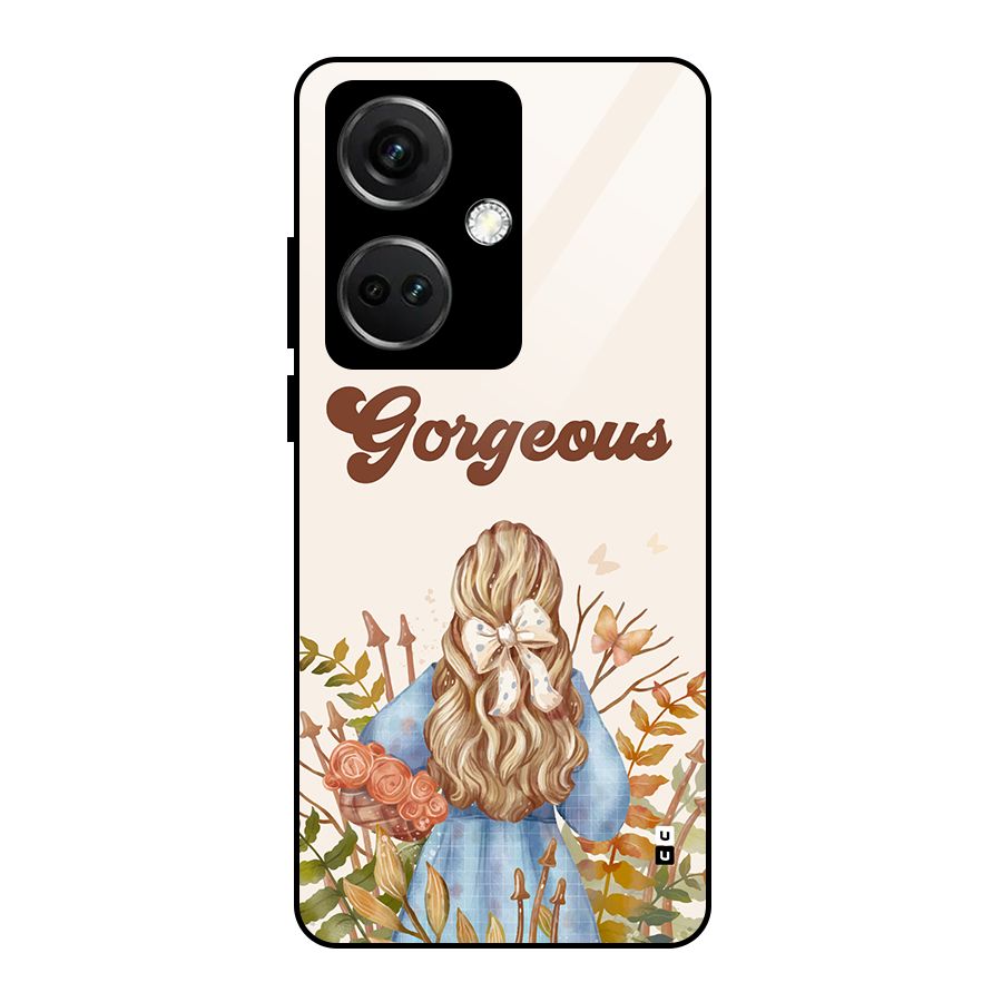 Gorgeous Girl Glass Back Case for OnePlus Nord CE 3 5G