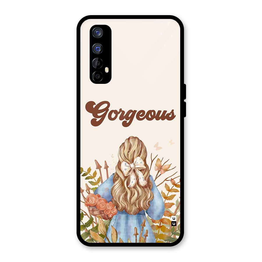 Gorgeous Girl Glass Back Case for Realme 7