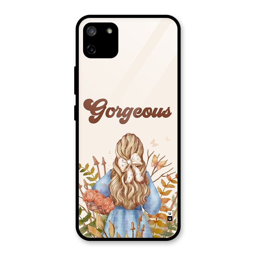 Gorgeous Girl Glass Back Case for Realme C11