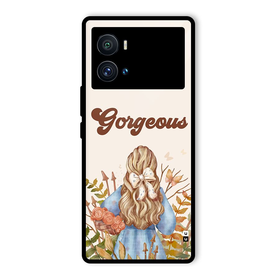 Gorgeous Girl Glass Back Case for Vivo iQOO 9 Pro