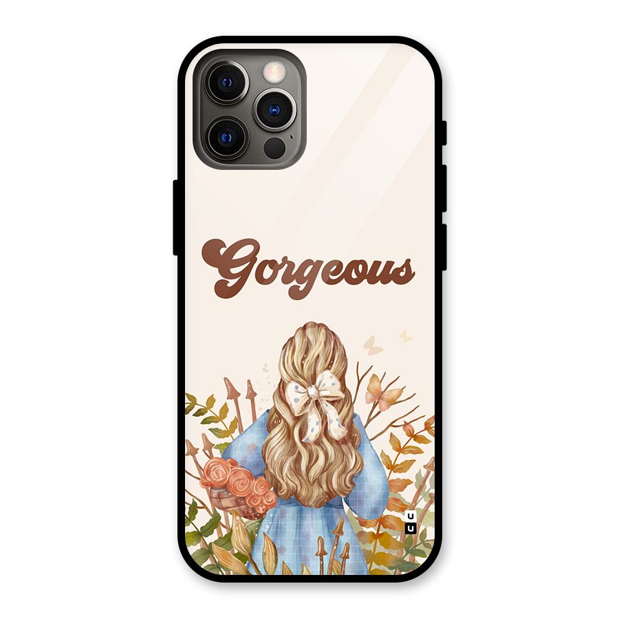Gorgeous Girl Glass Back Case for iPhone 12 Pro
