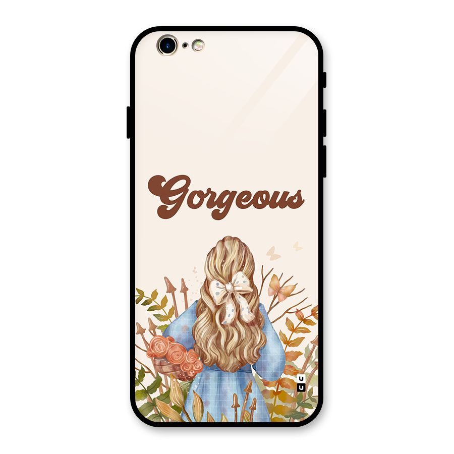 Gorgeous Girl Glass Back Case for iPhone 6 6S