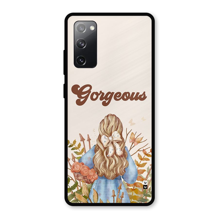 Gorgeous Girl Metal Back Case for Galaxy S20 FE 5G