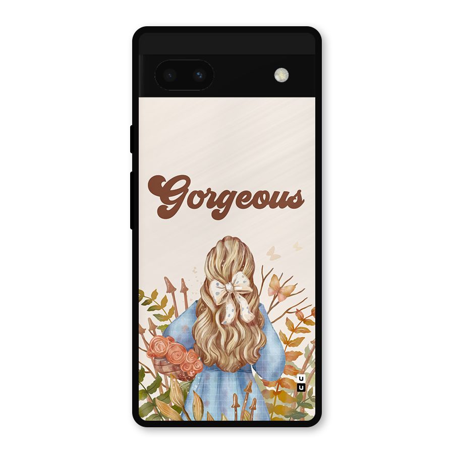 Gorgeous Girl Metal Back Case for Google Pixel 6a
