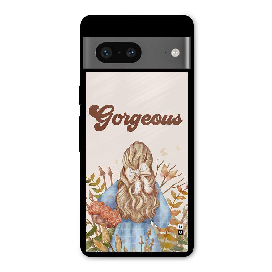 Gorgeous Girl Metal Back Case for Google Pixel 7