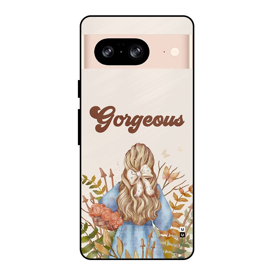 Gorgeous Girl Metal Back Case for Google Pixel 8