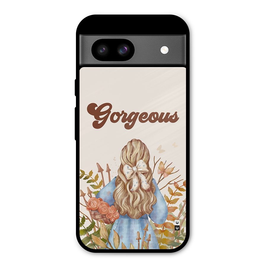 Gorgeous Girl Metal Back Case for Google Pixel 8a