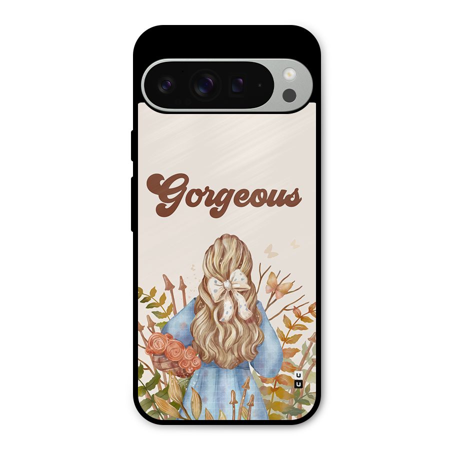 Gorgeous Girl Metal Back Case for Google Pixel 9 Pro XL