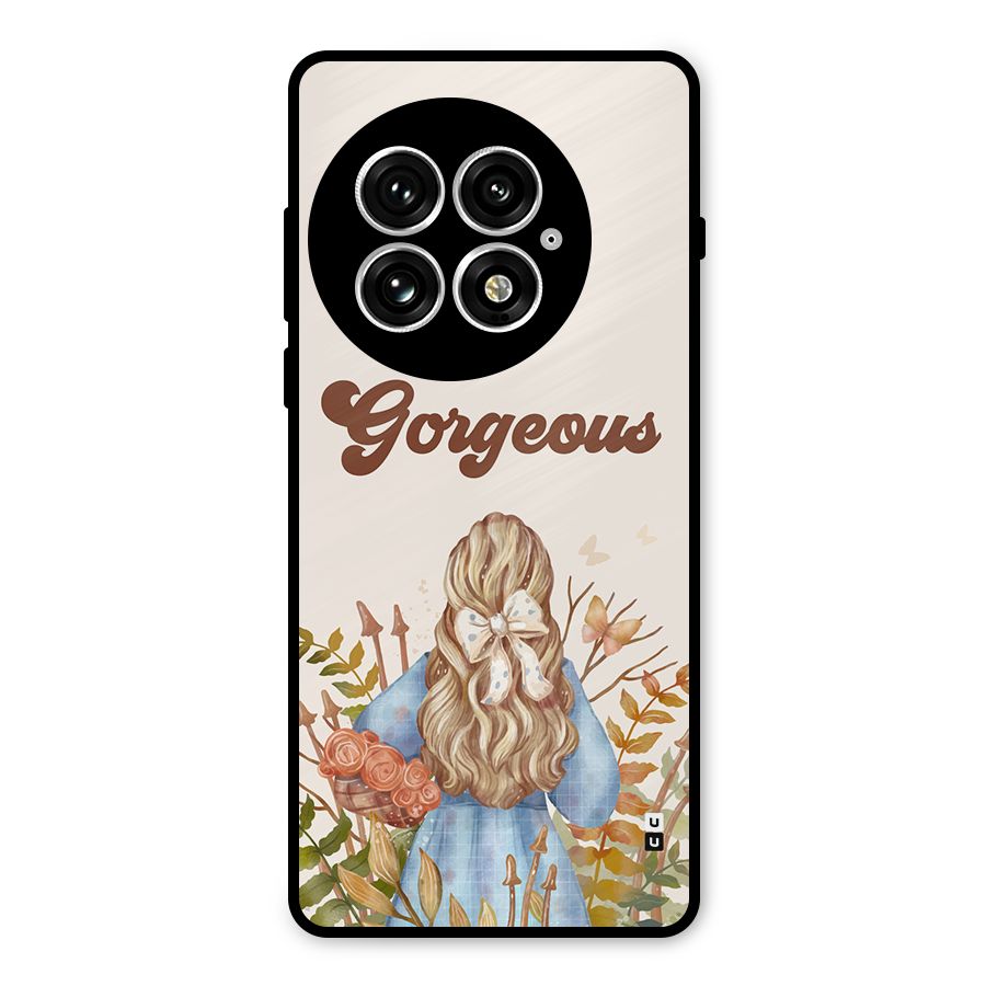 Gorgeous Girl Metal Back Case for OnePlus 13